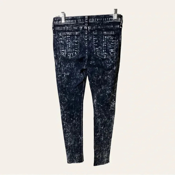 0827. Rag AND BONE DENIM JEANS SKINNY SIZE 27 ACID WASH IN COLOR - Picture 9 of 12